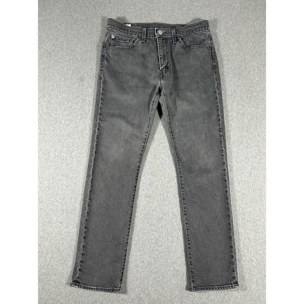Levi's 511โ Big E Premium Slim Fit Stretch Jeans Faded Black Denim Men's 33x30